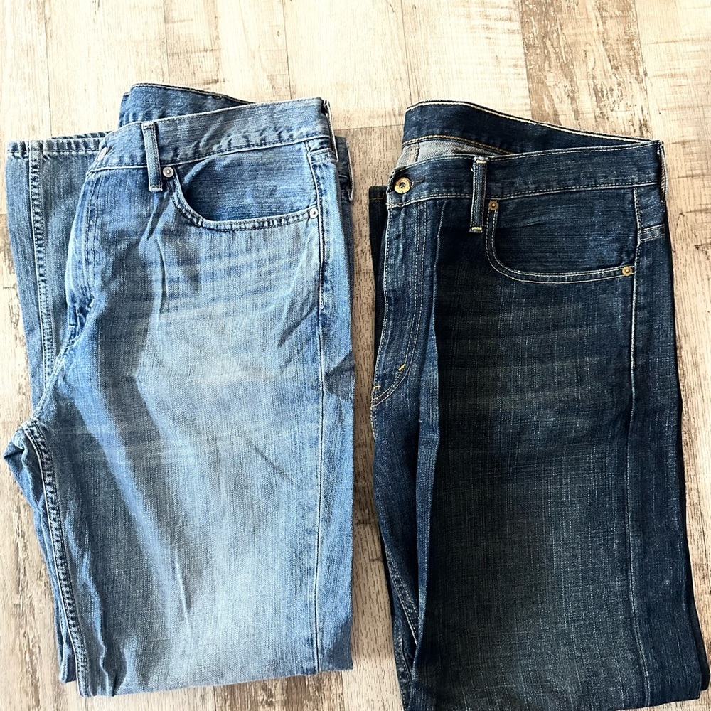 Levi's Blue Straight Jeans